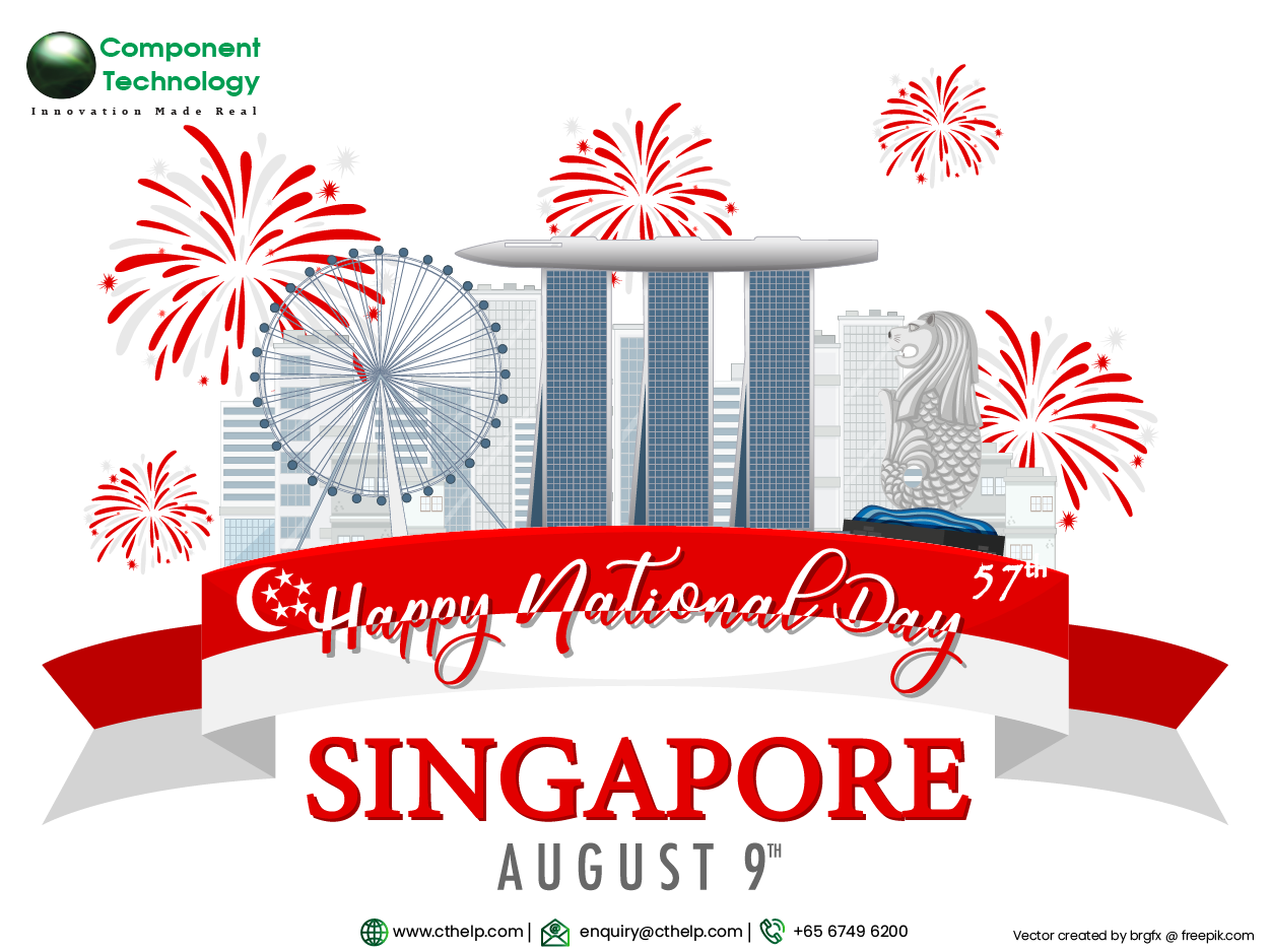 Happy 57th Birthday, Singapore! Stronger Together, Majulah!